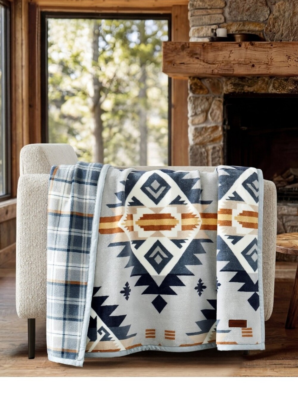 Pendleton Reversible Throw Blanket Sierra Sunset